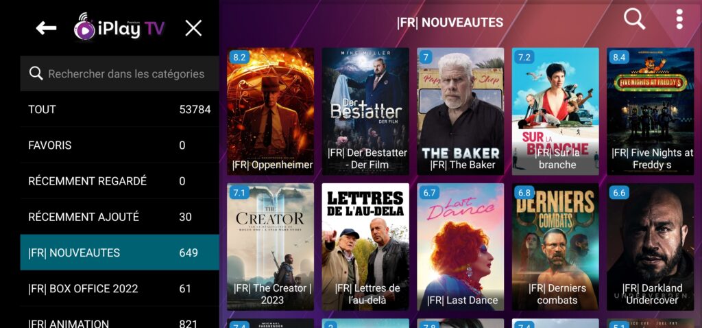 iplay tv films